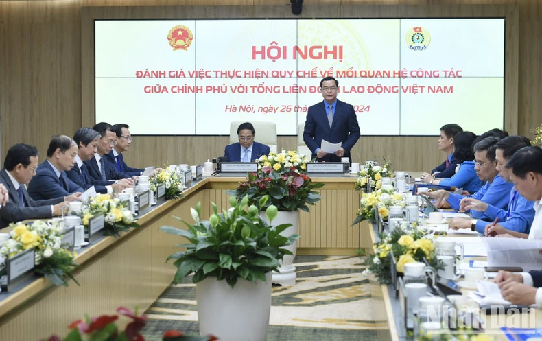 Tăng cường phối hợp chặt chẽ, hiệu quả giữa Chính phủ và Tổng Liên đoàn Lao động Việt Nam