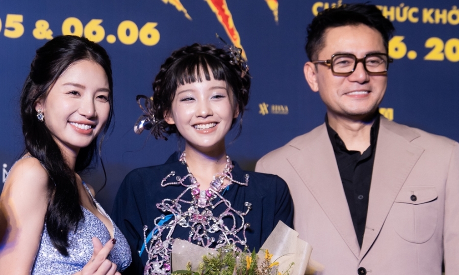 Minh Khuê - Trương Minh Cường mừng 'con gái' ra phim mới